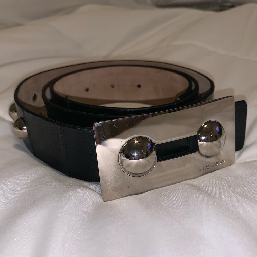 ❗️Today Only Price Drop❗️D&G Silver Studded Belt